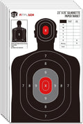 ATFLBOX Silhouette Paper Target for The Range, 23X35 inch Target Paper for Indoor and Outdoor Use, Suitable for Handguns, Pistols, Rifles, Airguns, Pellet Gun, BB Guns