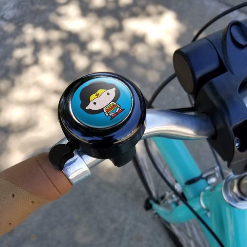 GRAPHICS & MORE Wonder Woman Cute Chibi Character Bicycle Handlebar Bike Bell