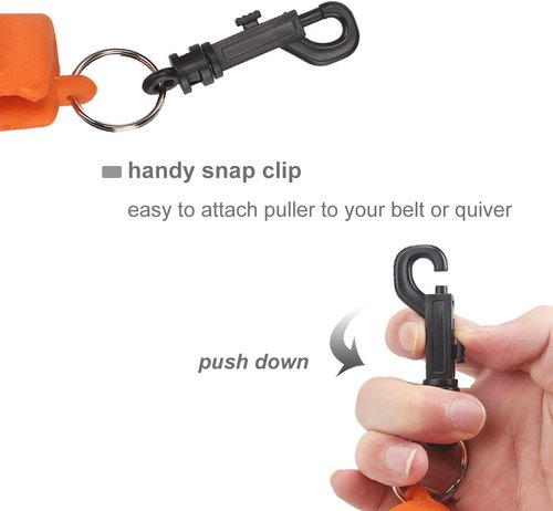 KRATARC Archery Arrow Puller - Efficient Target Remover with Convenient Belt Clip