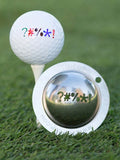 Tin Cup Golf Ball Custom Marker Alignment Tool (Out of Bounds)