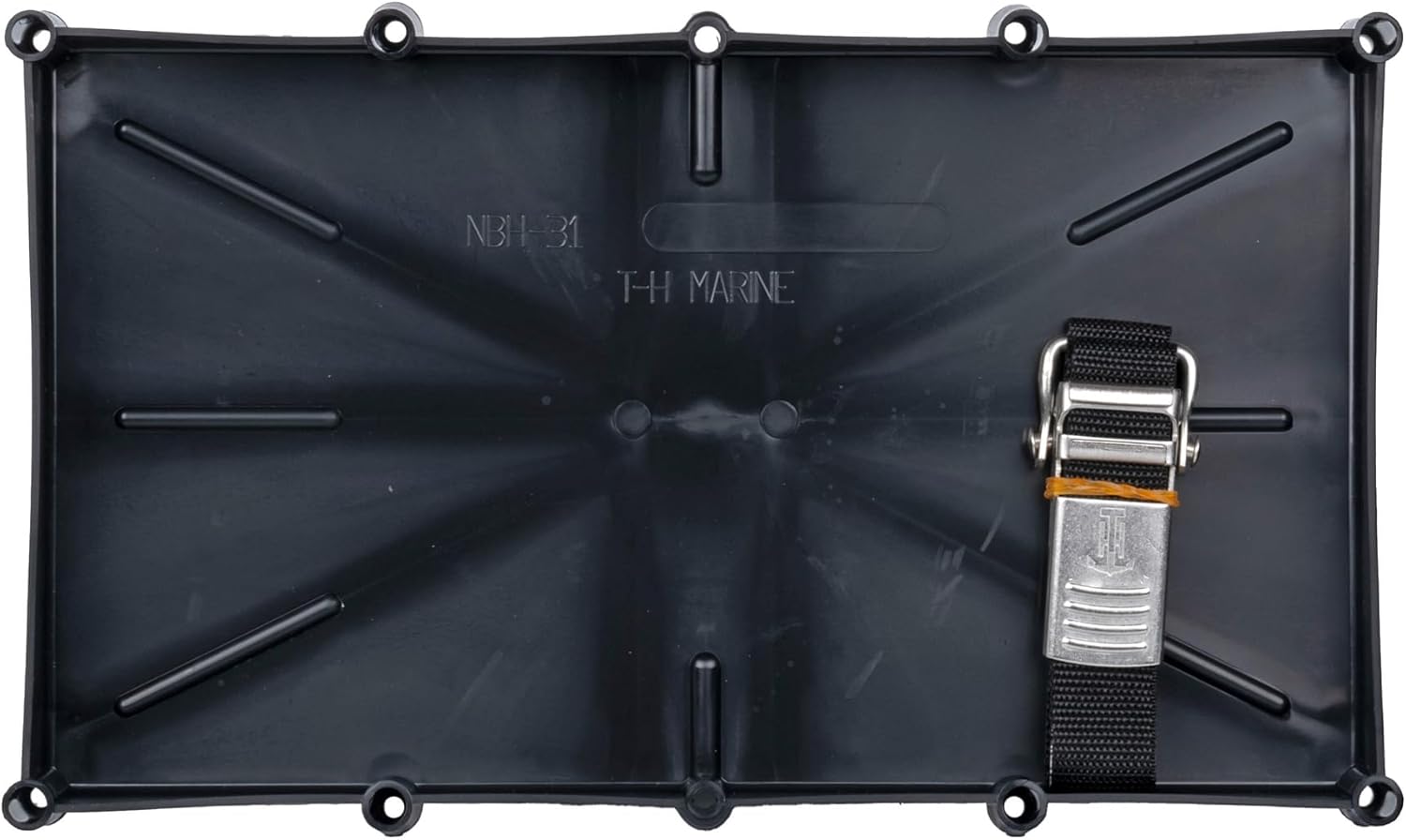 T-H Marine Battery Holder Tray - Durable Stainless Steel Buckle for 31 Series Batteries | Corrosion Resistant & Easy Installation