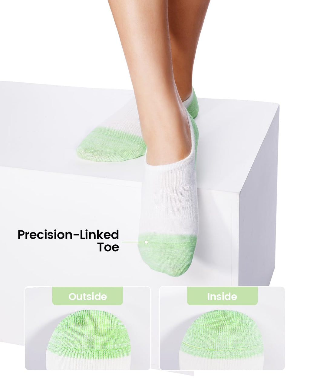IDEGG No Show Socks Women & Men Low Cut Ankle Short Anti-slid Athletic Running Casual Invisible Liner Socks