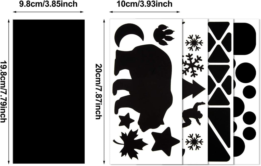 Skiennix Repair Patches - Self-Adhesive Nylon Fabric for Down Jackets | 10 Sheets in Various Sizes & Shapes