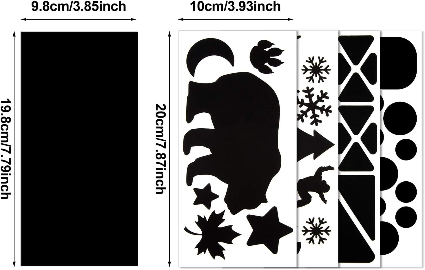 Skiennix Repair Patches - Self-Adhesive Nylon Fabric for Down Jackets | 10 Sheets in Various Sizes & Shapes
