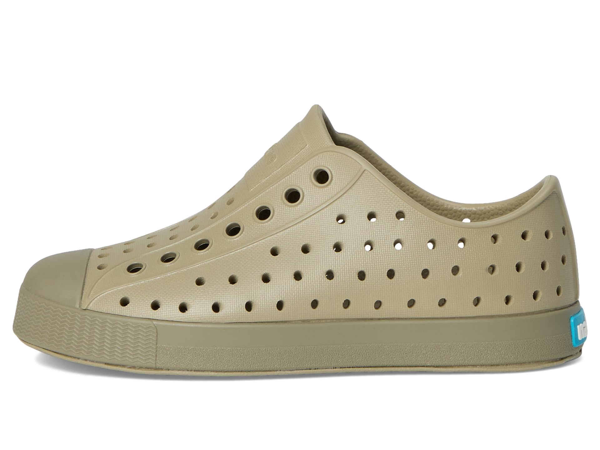 Native Shoes Unisex-Kids Jefferson Sneakers, Elm Green/Vetiver Grey, 4 Big Kid