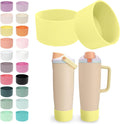Owala Silicone Boot Set - Non-Slip, Scratch-Resistant Stability Enhancer for 30oz & 40oz Bottles | Yuzu Yellow