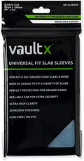 Vault X Graded Trading Card Sleeves - Universal Fit for BGS, SGC, ACE Cases | 100 Pack for Collectible TCG Games