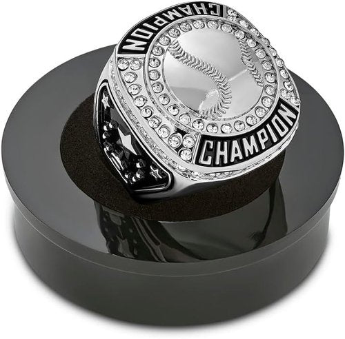 Express Medals Baseball Champion Trophy Rings - 1 to 12 Packs, Perfect for Awards