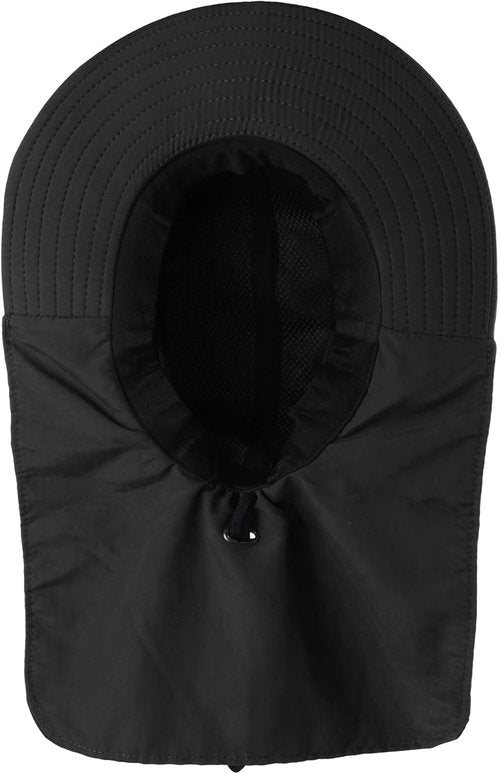 Falari Outdoor Sun Hat - Wide Brim with Neck Flap for Hiking, Gardening & Fishing | UV Protection