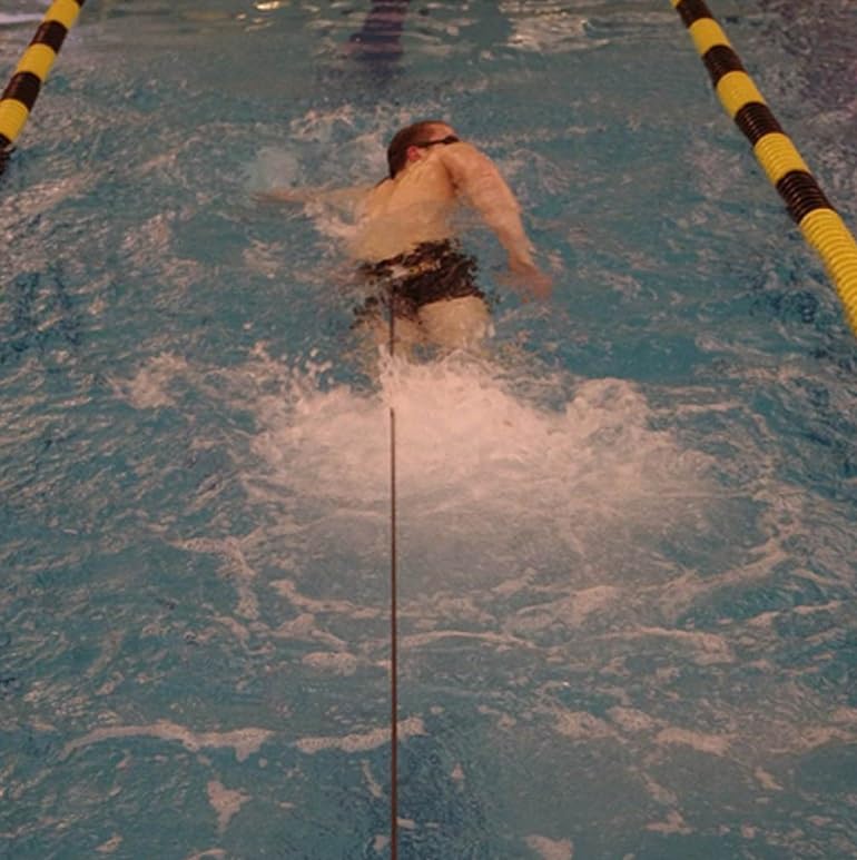 NZ Manufacturing StretchCordz Resistance Swim Belt 5-14 lbs - Long Slider Water Training
