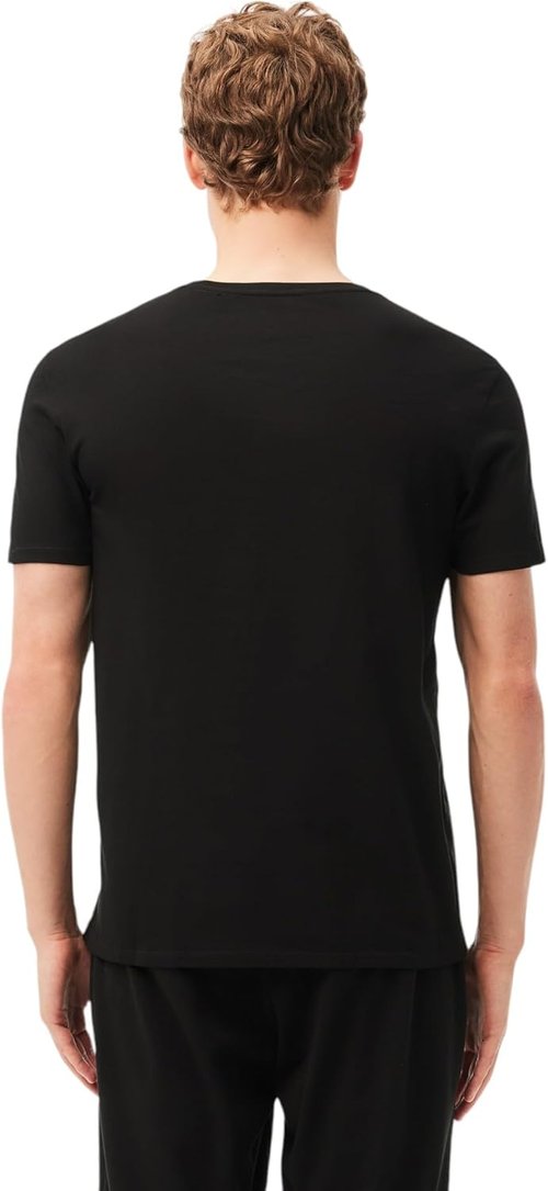 Lacoste Men's Crew Neck Undershirt - 100% Cotton Regular Fit | 3-Pack Essentials