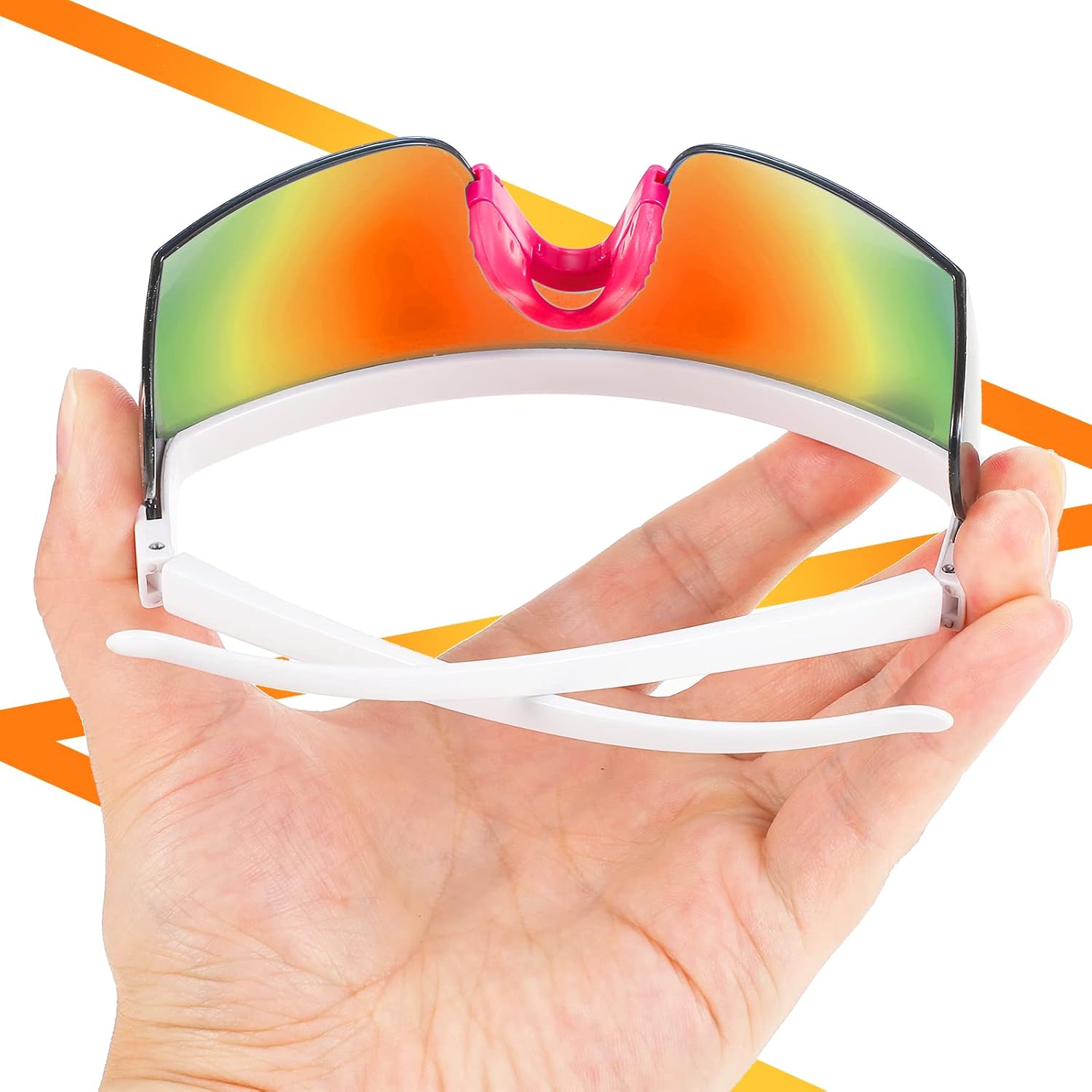 Sherr Polarized Sports Sunglasses - UV400 Protection & Adjustable Nose Pad | 6 Pairs for Men & Women