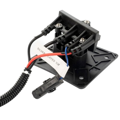 Roykaw Golf Cart Charger Receptacle for EZGO TXT RXV 48 Volts Golf Cart Delta-Q Charger Plug with Wires, Handle EZGO Charging Port, OEM# 602529