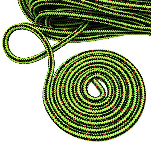 16 Strand Arborist Climbing Rope UV & Weather Resistant 150ft Black & Green