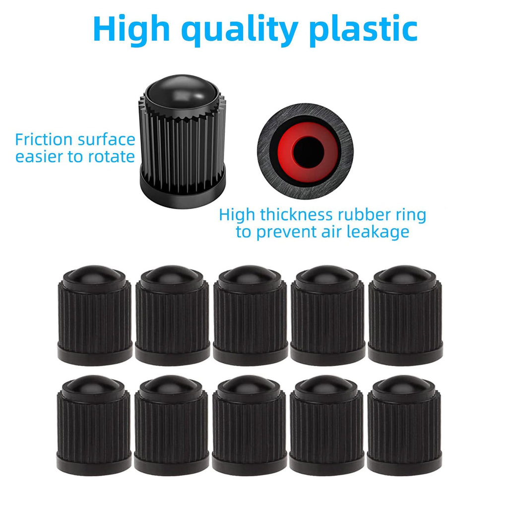 Alloygold Presta Valve Adapter, 5 Pcs Presta to Schrader Adapters, French/UK to US Bike Valve Adapter with 15 pcs Valve Caps, Bicycle Pump Adapter for Mountain Bike, Road Bike and Cars (Blue)