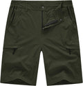 BASUDAM Men's Cargo Hiking Shorts - Lightweight, Quick-Dry Design with 6 Pockets for Camping & Travel