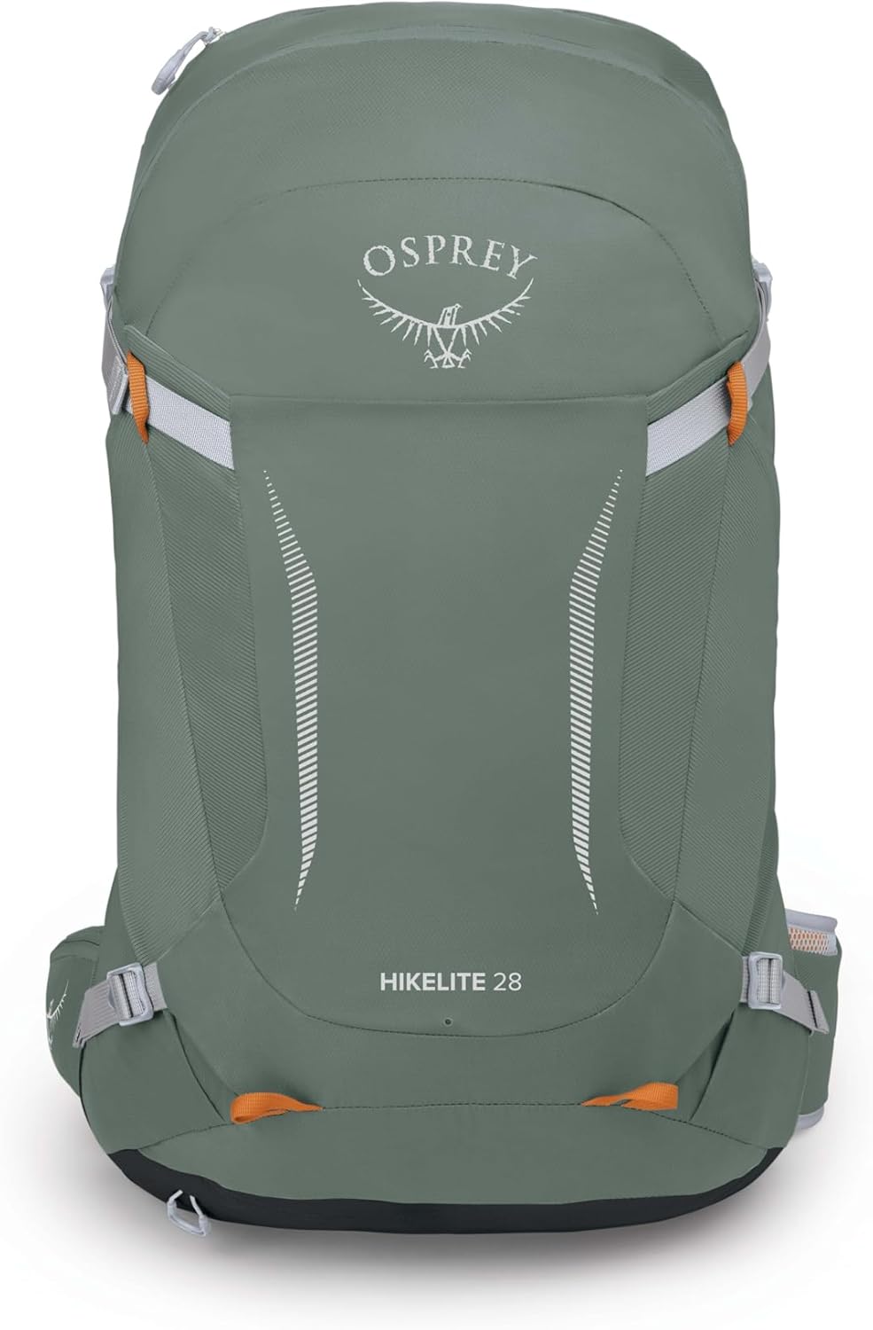 Osprey Hikelite 28L Lightweight Hiking Backpack - Durable Travel Daypack with Rain Cover | Pine Leaf Green, M/L