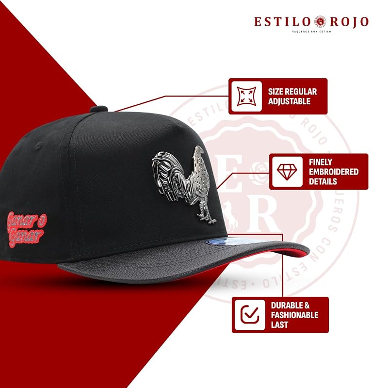 El Gallo Hat Rooster Baseball Cap - Premium Adjustable Unisex Hat