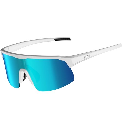 ATTCL Unisex Sports Cycling Sunglasses Men Women Biking Glasses UV Protection MTB Bicycle Riding Goggles KC07 White blue
