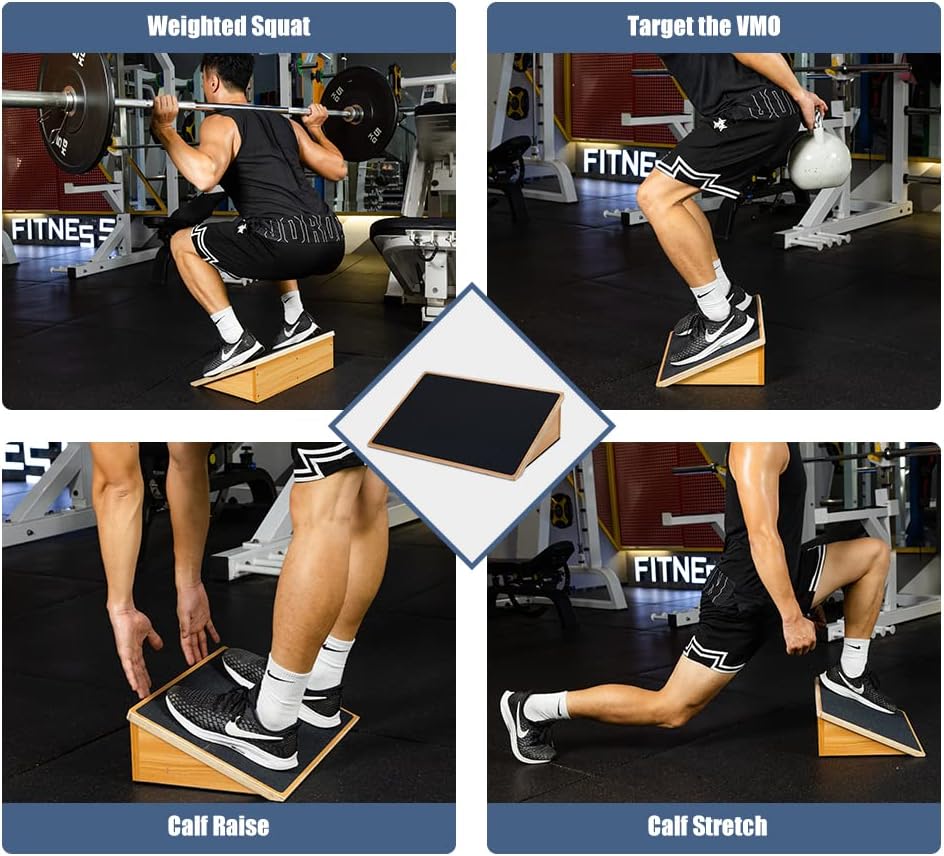 StrongTek Slant Board - Heavy-Duty Incline Board for Squats & Knee Training | Non-Slip Surface, 1000 Lbs Capacity