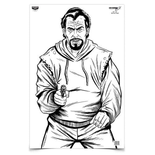 Birchwood Casey Eze-Scorer BC Bad Guy Paper Target (Per 5), 23 x 35-Inch
