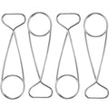 Lixada Multifunctional Fish Mouth Spreader Fish Lip Opener Outdoor Camping Pot Bottle Hanger Hanging Tool (1PC/2PC/4PC Optional) (4PCS)