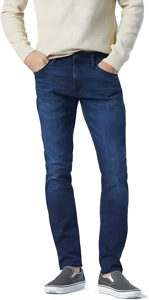 Mavi Jake Men's Jeans - Regular Rise Slim Fit Design | Comfortable Everyday Wear