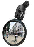 Hafny Bar End Bike Mirror, HD, Blast-Resistant, Glass Mirror, HF-MR090, HF-M951-FR03, HF-M952-FR03 (Silver Glass, 62mm)