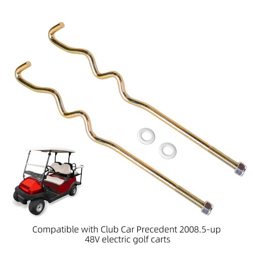 Roykaw 48V Golf Cart Battery Hold Down Rods Compatible with Club Car Precedent 2008.5-up Electric Models, Golf Cart Battery Bolts, 2PCS, OEM# 103357701