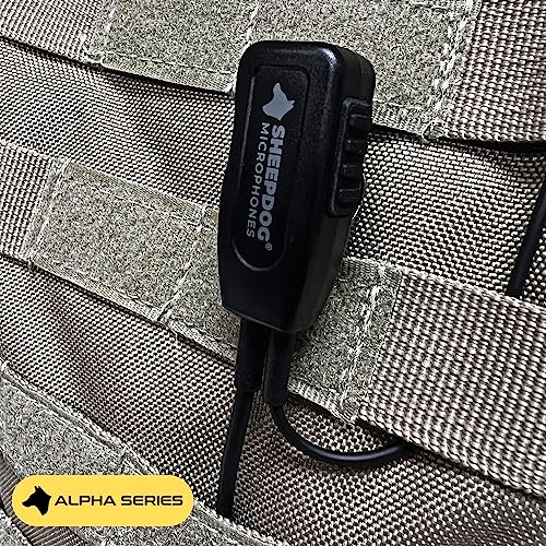 Sheepdog Microphones Police Lapel Microphone for Motorola Two-Way Radios
