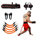 Exercise Boxing Resistance Bands Leg Strength Training Home Workout Equipment Bounce, Explosive Power Training for MMA, Bounce,etc Indoor and Outdoor Fitness Training, Set of 12