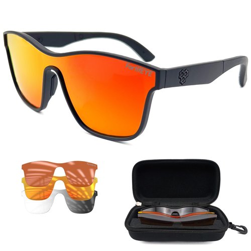 CRBN Pickleball - Drift Pickleball Glasses for Men & Women - Eye Protection - Photochromic Lens Provides Sun & Impact Protection in All Conditions - Meets ANSI Z87.1 & Z80.3