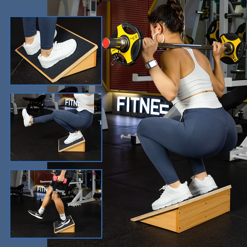 StrongTek Slant Board - Heavy-Duty Incline Board for Squats & Knee Training | Non-Slip Surface, 1000 Lbs Capacity