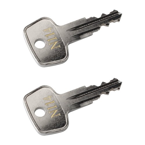 Hugexpen N114 Key Replacement for Thule Rack Core, Key Cylinder for Bike Rack Lock, Roof Cargo Lock, Roof Rack Locks, Cross Bars, Towers, Ski Rack Etc