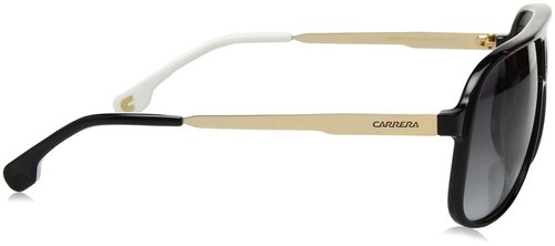 Carrera Men's CA1007/S Pilot Sunglasses, Black/Dark Grey Gradient, 62 mm