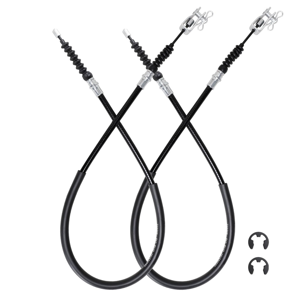 Roykaw Golf Cart Brake Cable Kit Compatible with Club Car DS 2000-up Gas & Electric, Brake Cable for Drive & Passenger Side, w/Mounting Component, OEM# 102022101, 1019907