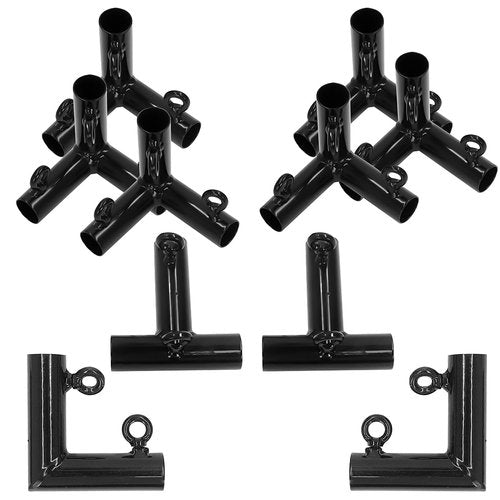 Aoneky 1 3/8 in Golf Frame Corner Kit for 10x10x10ft Practice Golf Cage Net - Fits 1" EMTs