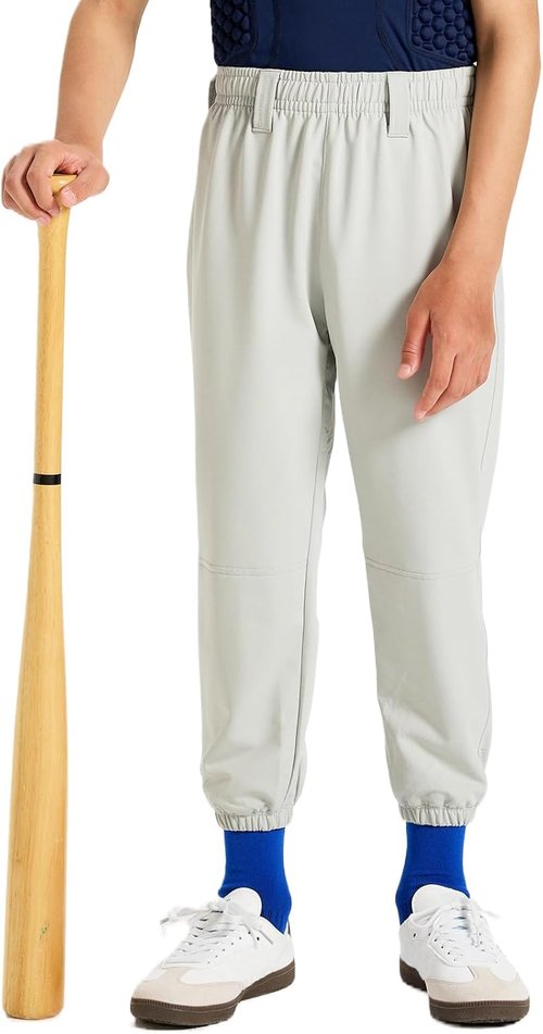 DEVOROPA Youth Baseball & Softball Pants - Comfortable Fit with Pockets | Sizes 2T-5T