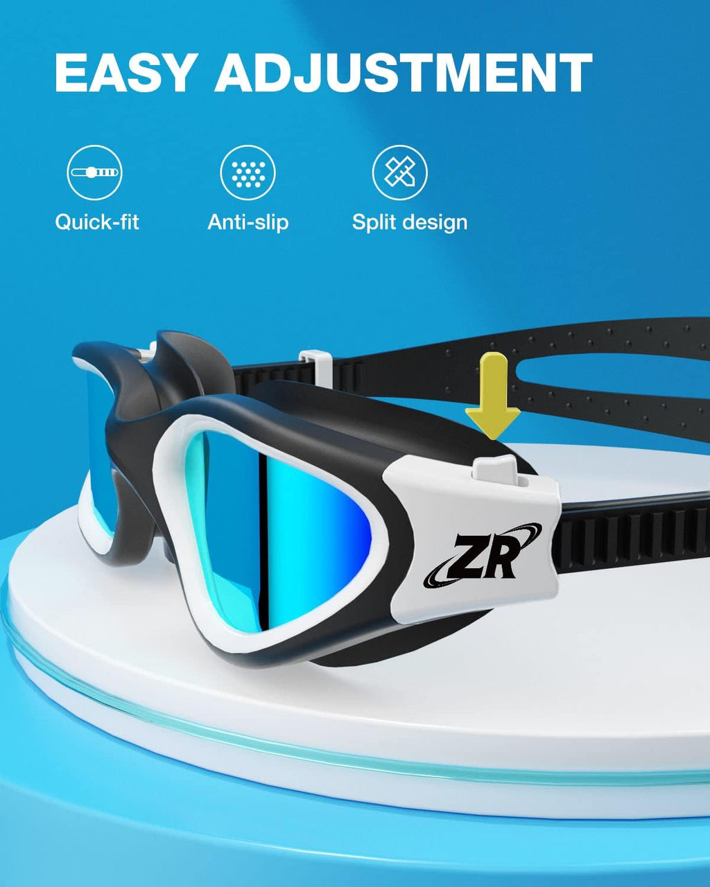 ZIONOR Kids Swim Goggles - G1 MINI UV Protection & Anti-Fog | Ideal for Ages 6-14