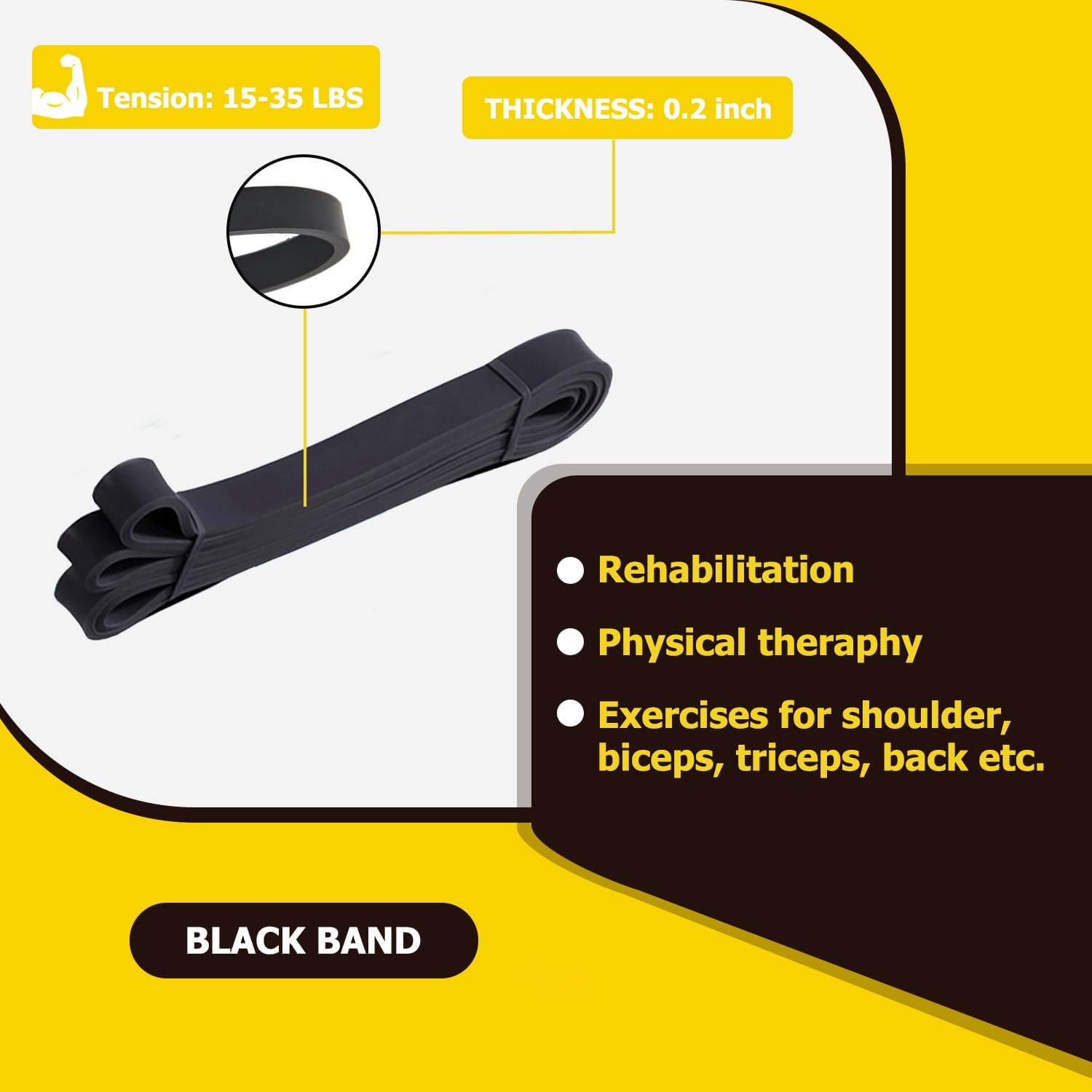 Skiennix Pull Up Bands - Resistance Exercise Bands for Men & Women | Body Stretching & Muscle Training