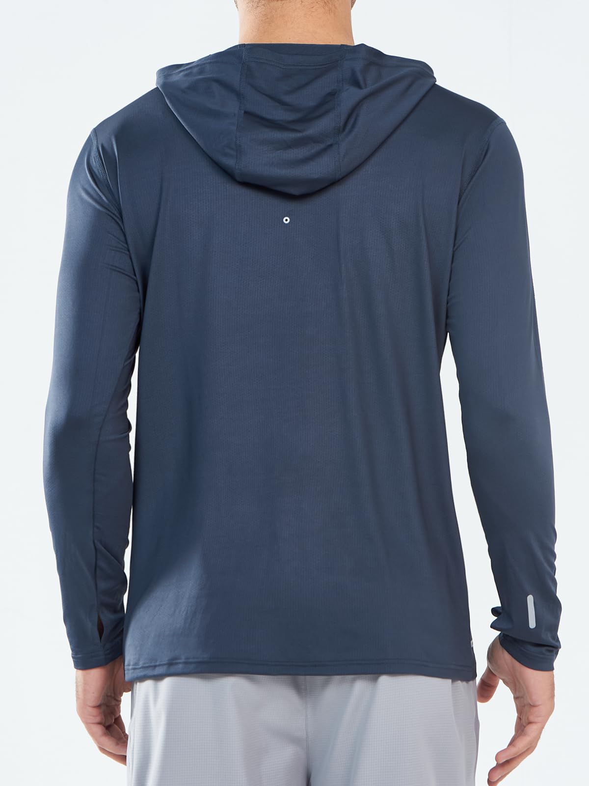 NORTHYARD Men's Sun Protection Shirt UPF 50+ Hoodie Long Sleeve Fishing Swim Rash Guard Shirts UV SPF Lightweight Running COOLGREY L