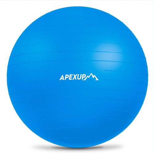 APEXUP Yoga Ball - Anti-Slip Heavy Duty Exercise Ball for Fitness & Core Workouts | 5 Sizes Available