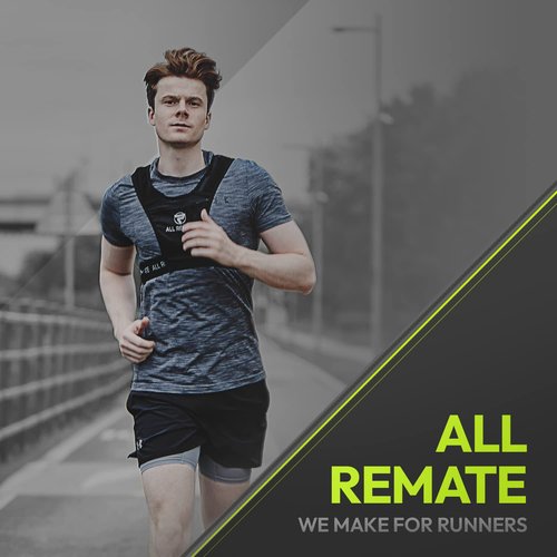 ALL REMATE Lightweight Slim Pullover Design Running Vest with 5 Pockets – Seamless Fit, Breathable Reflective Jogging Gear