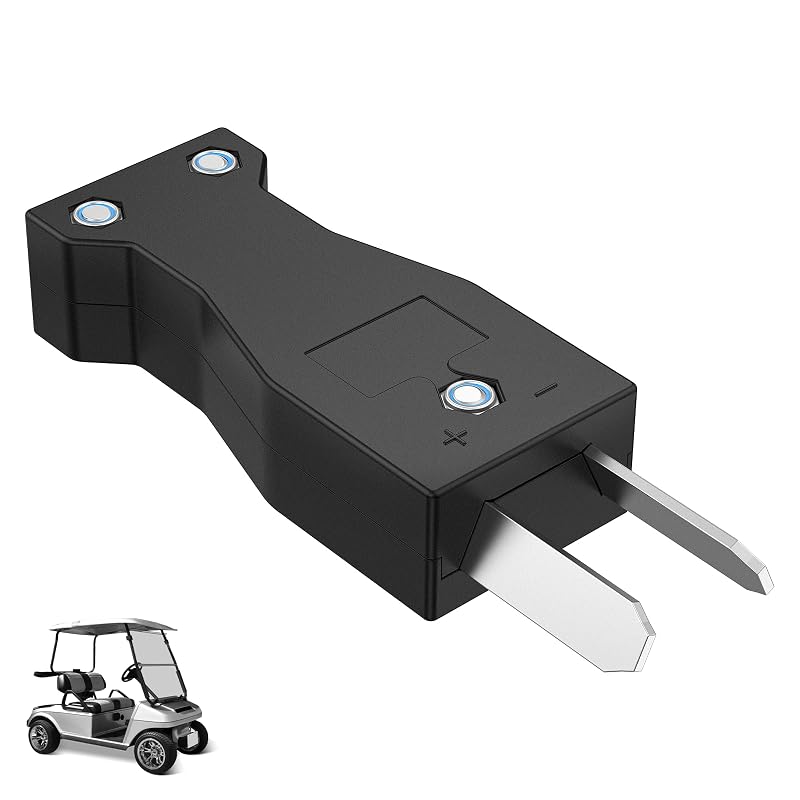 36V Crow Foot 2-Prong Golf Cart Charger Plug Replacement for Club Car & Yamaha