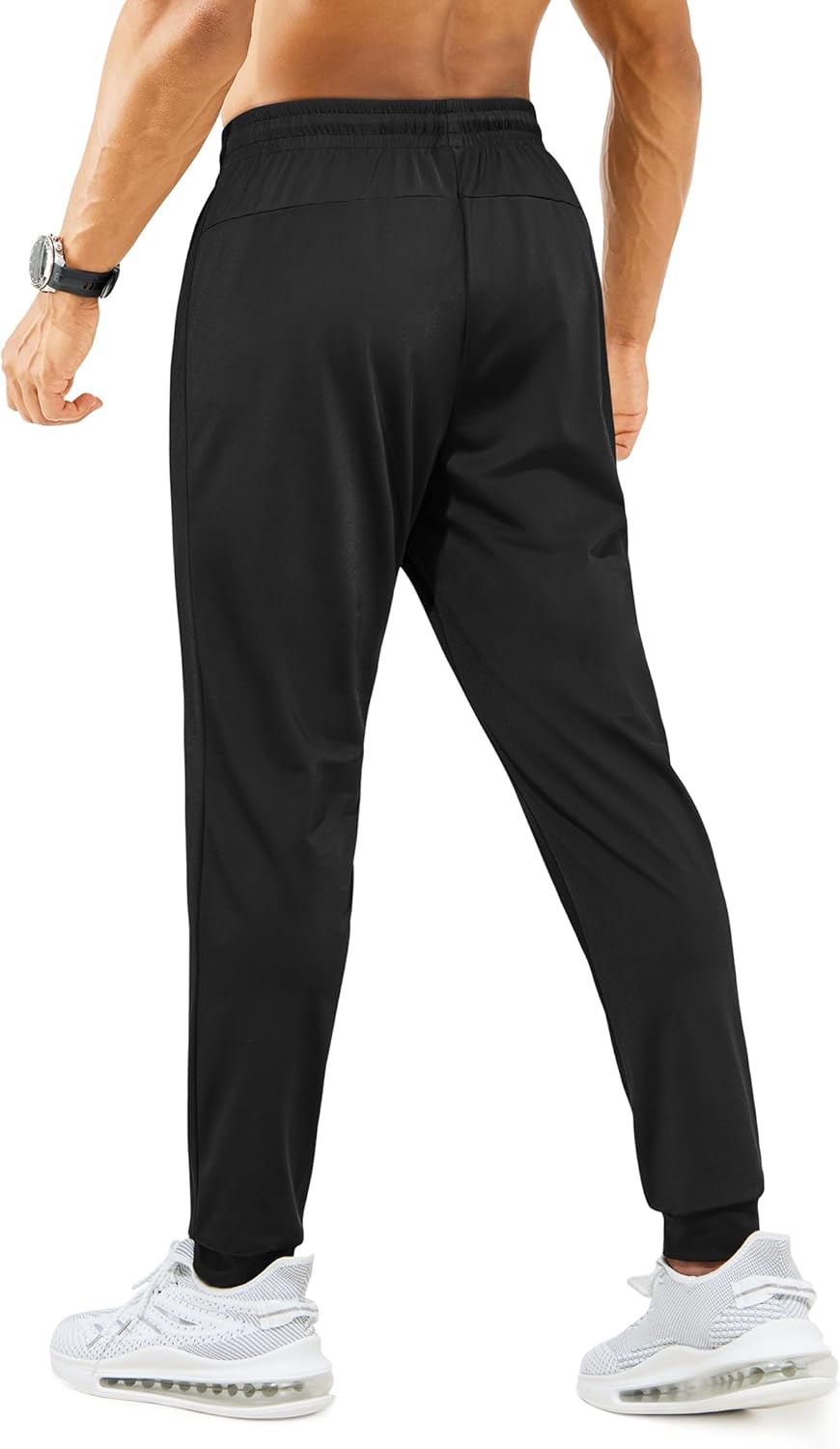 Skiennix Men's Sweatpants - Lightweight Athletic Joggers with Zipper Pockets for Gym & Casual Wear