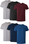 Hanes Men's Pocket T-Shirt Pack - 6 Cool & Breathable Cotton Tees | Stay-Tucked Undershirts