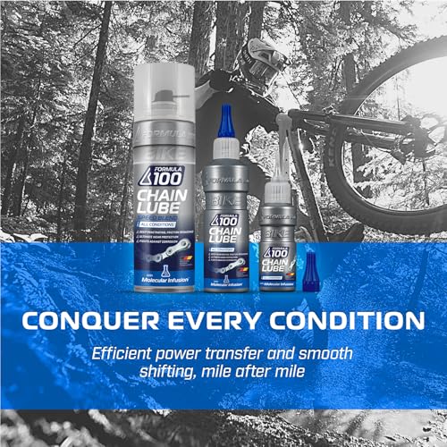 All Conditions Bike Chain Lube - 50mL Bicycle Lubricant for Mountain, Road & Gravel