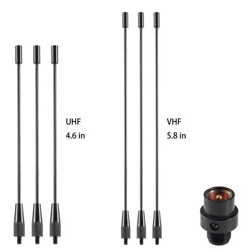 Eifagur UHF VHF Dual Band 136-174MHz 400-470MHz Mobile Base Radio Antenna Ground Plane Kit, 2m/70cm PL259 to SO239 Ground Plane Mount, Improve SWR