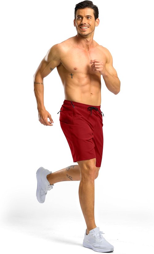 G Gradual Men's Hiking Shorts - Lightweight Quick-Dry Athletic Shorts with 3 Zipper Pockets | 7"/9" Sizes