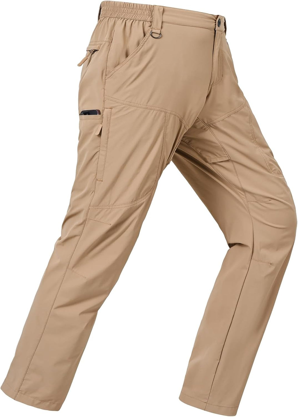Skiennix Men's Lightweight Cargo Hiking Pants - Quick Dry, Water Resistant, 6 Pockets | Ideal for Outdoor Travel